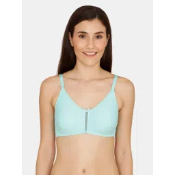 Zivame Aruba Blue Non Wired Non Padded Full Coverage Bra-picture-29