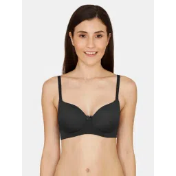 Zivame Black Non Wired Padded Full Coverage Bra-picture-18