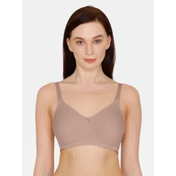 Zivame Brown Maternity Bra Half Coverage-picture-26