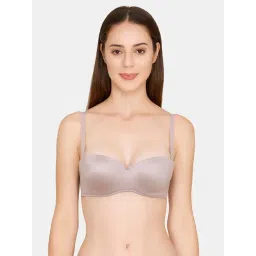 Zivame Grey Under Wired Padded Full Coverage Bra-picture-18