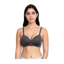 Zivame Grey Under Wired Padded T-Shirt Bra-picture-14