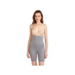Zivame Highwaist Thigh Shaper Smoothening Control - Grey-picture-45