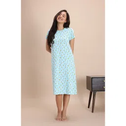 Zivame Knit Cotton Mid Length Nightwear - Atomizer-picture-20