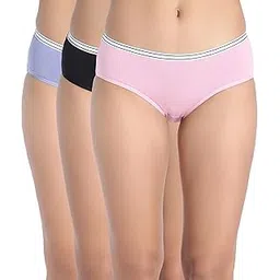 zivame Low Rise Full Coverage Hipster Panty (Pack of 3), Multicolor-picture-10