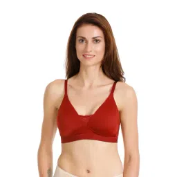 Zivame Maroon Non Wired Padded Full Coverage Bra-picture-18
