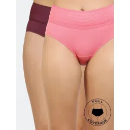 Zivame Maroon Solid Panties (Pack of 2)-picture-31