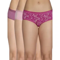 Zivame Multicolor Cotton Printed Hipster Panty (Pack Of 3)-picture-27