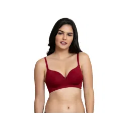 Zivame Padded Wired T-Shirt Bra - Maroon-picture-41