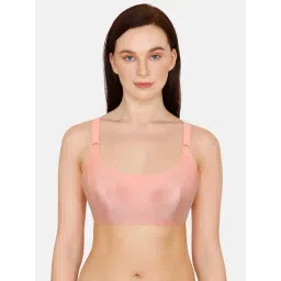 Zivame Peach Non Wired Non Padded T-Shirt Bra-picture-27