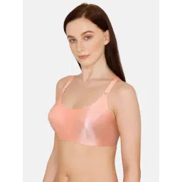 Zivame Peach Non Wired Non Padded T-Shirt Bra image 3