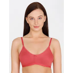 Zivame Pink T-shirt Bra Half Coverage ZI1885COREZSRED-picture-23