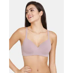 Zivame Purple Half Coverage Non-Padded T-Shirt Bra-picture-18