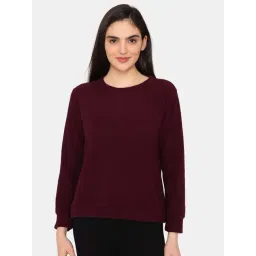 Zivame Purple Regular Fit Sweatshirt-picture-14