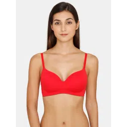 Zivame Red Half Coverage T-Shirt Bra-picture-34