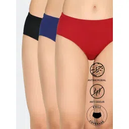 Zivame Red Solid Panties (Pack of 3)-picture-29