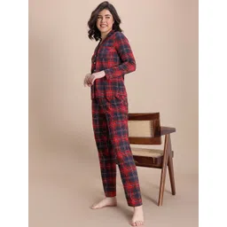 Zivame Women Checked Night suit-picture-33