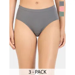 Zivame Women Pack Of 3 Mid-Rise Hipster Briefs ZI28CA-picture-10