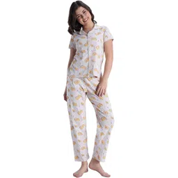 Zivame Women Printed Night suit-image-48