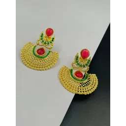 ZIVOM Contemporary Chandbalis Earrings-picture-14