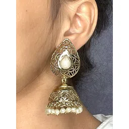 ZIVOM Contemporary Jhumkas Earrings-picture-35