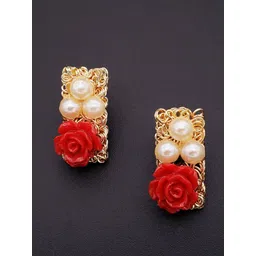 ZIVOM Contemporary Studs Earrings-image-25