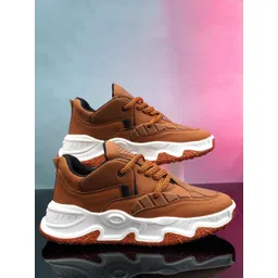Zixer Men Colourblocked High-Top Sneakers-picture-30