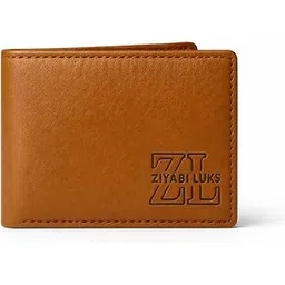 ziyabi luks Tan Leather Bifold Wallet for Men with Multiple Credit Card Slots, Hidden Pocket, Cash Compartment & Coin Pocket, Slim Durable Everyday Wallet for Office, Business, Travel & Gifting-picture-51