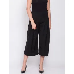 Zoella Black Mid Rise Culottes image 1