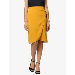 Zoella Mustard Regular Fit Skirt-picture-31