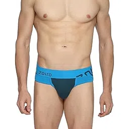 Men's Colour Block Solid Outerelastic Brief Pack of 1-image-1