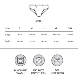 zoiro Men's Soft Classic Cotton Blend Outer Elastic Solid Briefs (Pack of 2) image 5