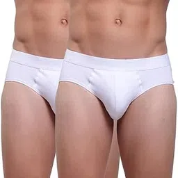 zoiro Men Cotton Blend Solid Soft Classic Brief (Pack of 2)-picture-23
