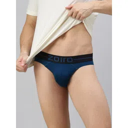 Zoiro Men Solid Mid-Rise Basic Briefs-picture-19