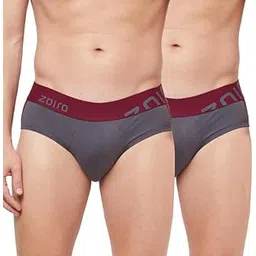 zoiro Men's Cotton Blend Solid Trend Brief (Pack of 2)-picture-27