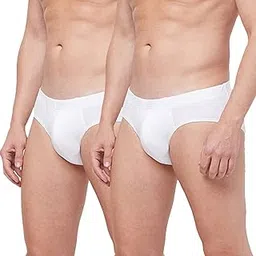 zoiro Men's Soft Classic Cotton Blend Solid Briefs (Pack of 2)-picture-30