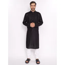 ZOIS Mandarin Collar Long Sleeves Cotton Straight Kurta-picture-16