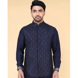 zois Men Embroidery Nehru jacket-picture-23