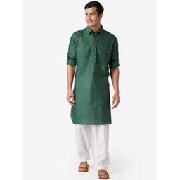 ZOIS Men Regular Pure Cotton Kurta with Churidar-picture-15