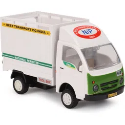 zokato Pullback Tata Ace Freight Carrier - White-For Kids-picture-23