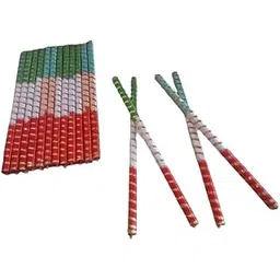 ZOKCY® (Pack of 2 Pairs) Wooden Dandiya Sticks Dance Garba Sticks for Navratri Celebration/Dandiya Sticks for Festival Celebration/Multicolor Dandiya for Festival-picture-10