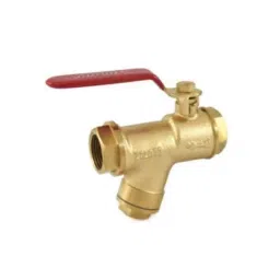 Zoloto 15mm Bronze Ball Valve with Integral Screwed Strainer, 1085-picture-27