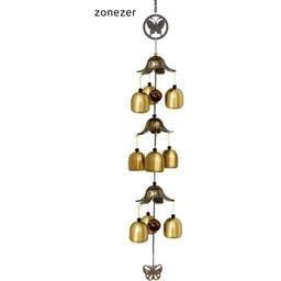 zonezer 3 floor wind chime for home decoration Brass Windchime-picture-16