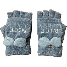 zonkar Woman Winter Half Finger Gloves for Driving, Biking, Running, Hiking, Working-picture-20