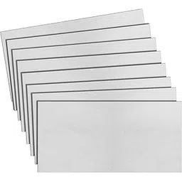 Zonon 8 Pcs 20 Gauge Steel Sheet Metal Cold Roll Steel Sheet 12" x 6" x 0.032" Weldable Sheet Metal Roll Steel Plate for DIY Craft Projects Home Auto, Easy to Shape, Weld, Cut and Form-picture-21