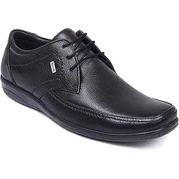 A-4271 Men's Genuine Leather Derby Formal Shoes | Lightweight, Comfortable & Stylish Lace-Ups for Office, Business-image-46