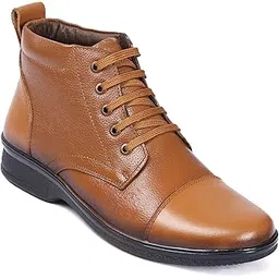 Genuine Leather Formal Casual Boot for Adults Super comfortable with Lightweight and Slip Resistant Sole A-1161-image-8