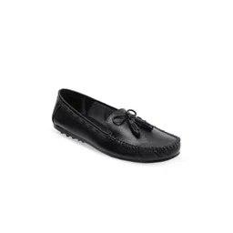 Zoom Shoes Women Textured Leather Lightweight Tassel Loafers-picture-17