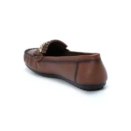 Zoom Shoes Women's Brown Casual Loafers image 5