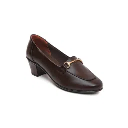 Zoom Shoes Womens Brown Genuine Leather Loafers-picture-25