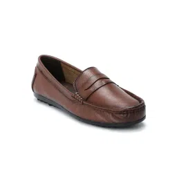 Zoom Shoes Womens Brown Genuine Leather Loafers-picture-26
